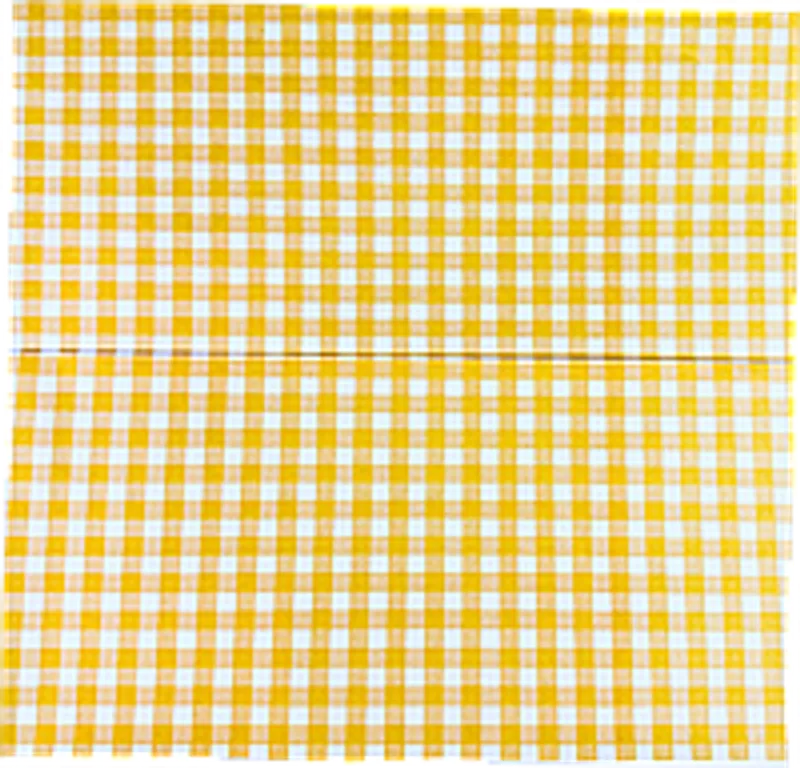 Пакувальний папір для бургерів «Жовта» клітинка 300х320 мм (500 шт.)