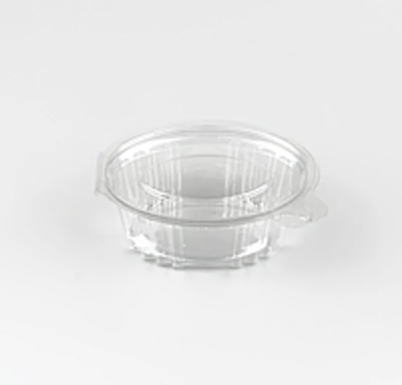 Соусник одноразовый пластиковый 80 мл с крышкой (PЕТ)