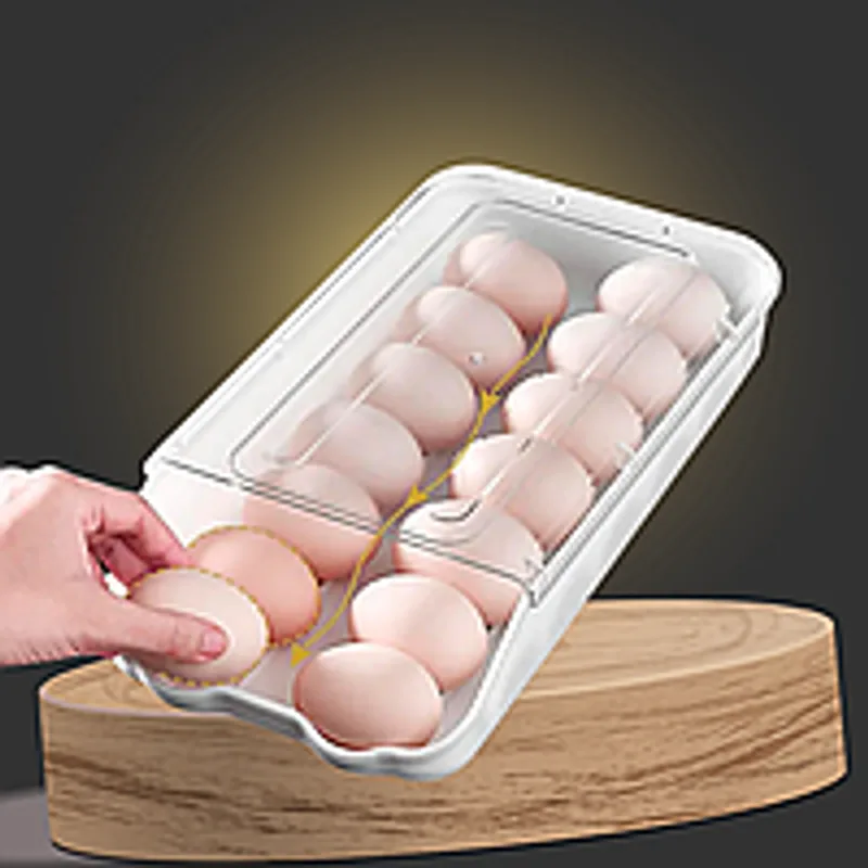 Лоток для хранения яиц контейнер подставка на 14 шт, органайзер в холодильник