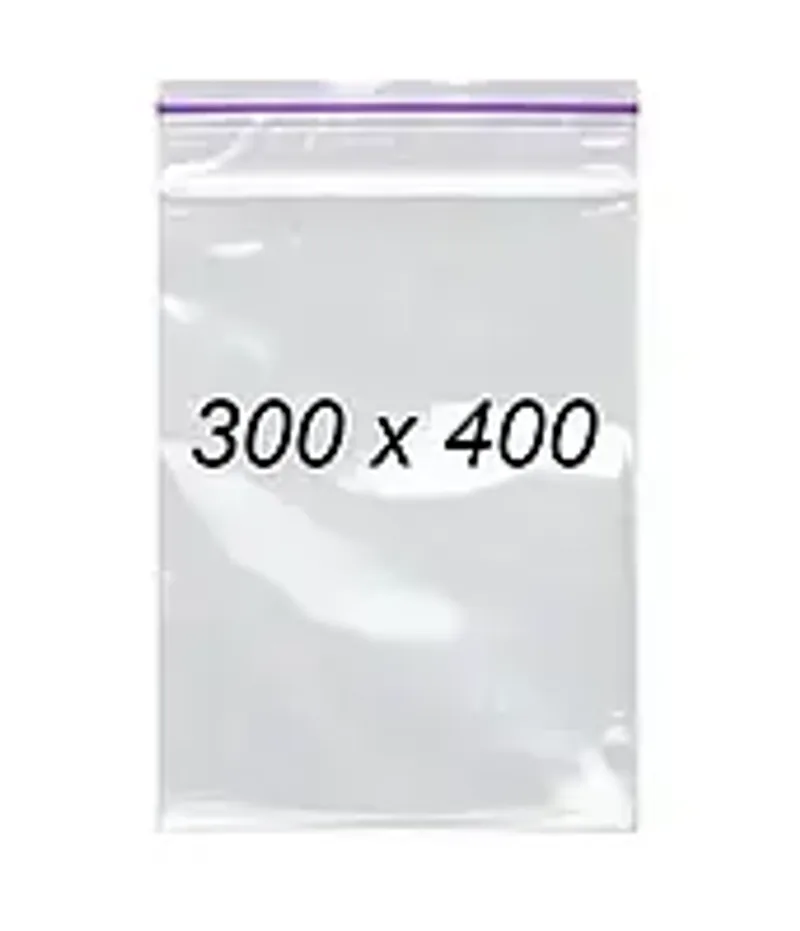 Зіп пакети 300 х 400 мм 50 мкм, пакети із замком Zip-Lock 100 шт