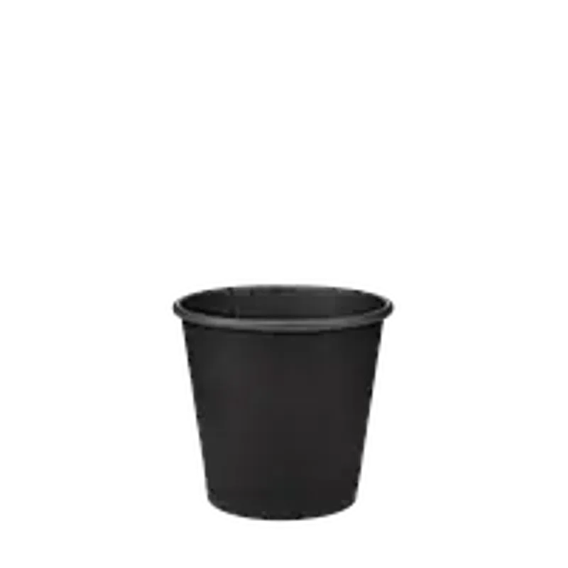 Стакан бумажный черный 110 мл - Total Black  (1/уп/50шт)