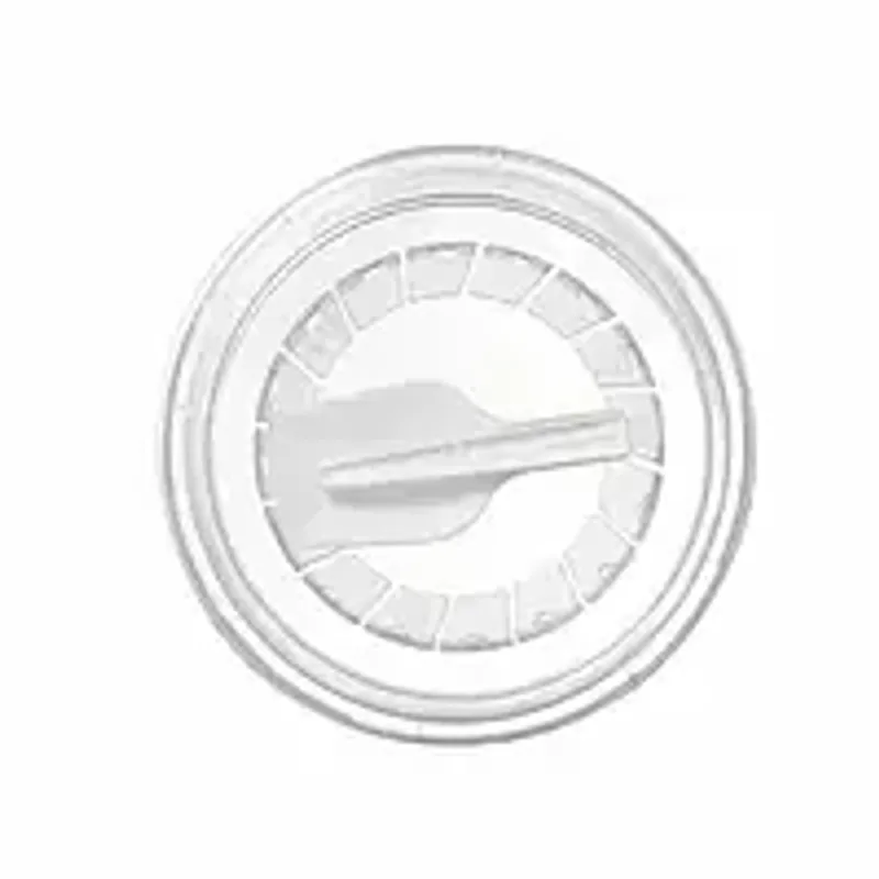 Крышка пластиковая D-95 мм РР с ложкой для десертов 50 шт