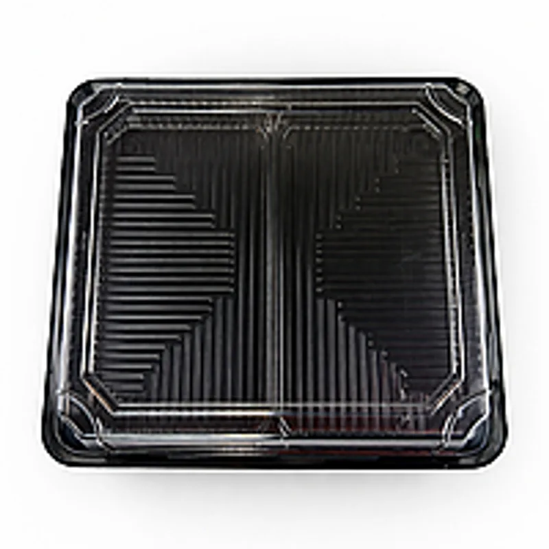 Упаковка для суші, ролів 270х200 мм, 4-6 роллів на два відділення 10 шт