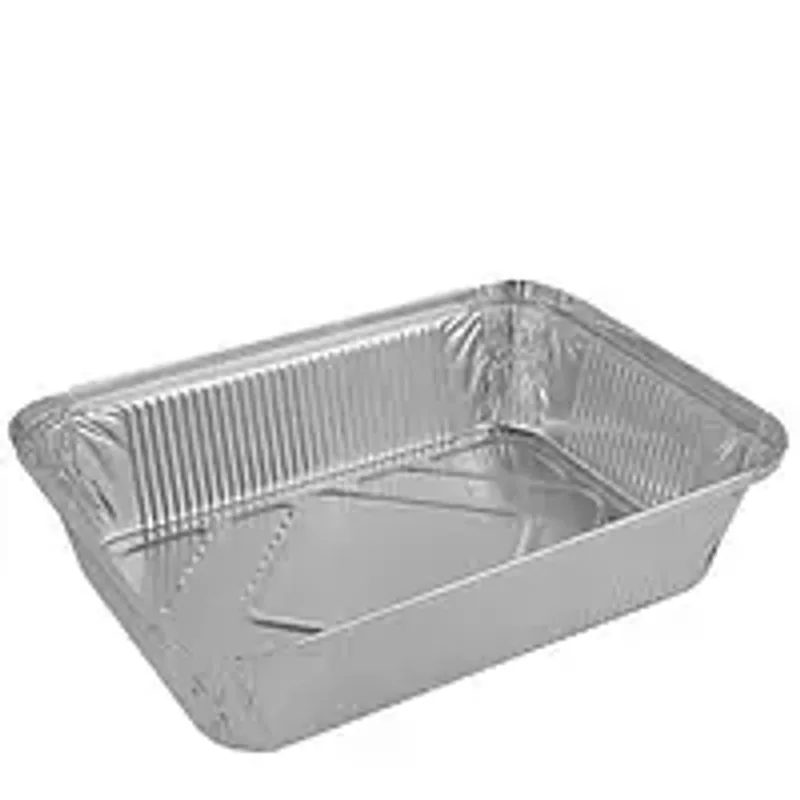Контейнер прямоугольный из алюминиевой фольги 1000 мл (R26L) ( без крышки)