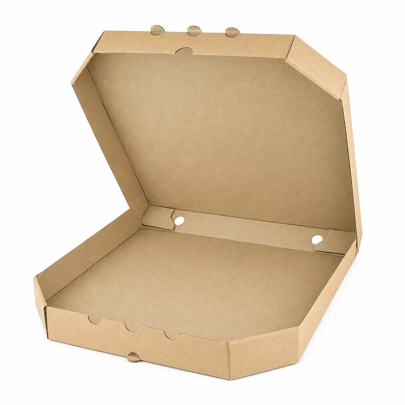 Коробка для пиццы 300*300*35 бурая (крафт)