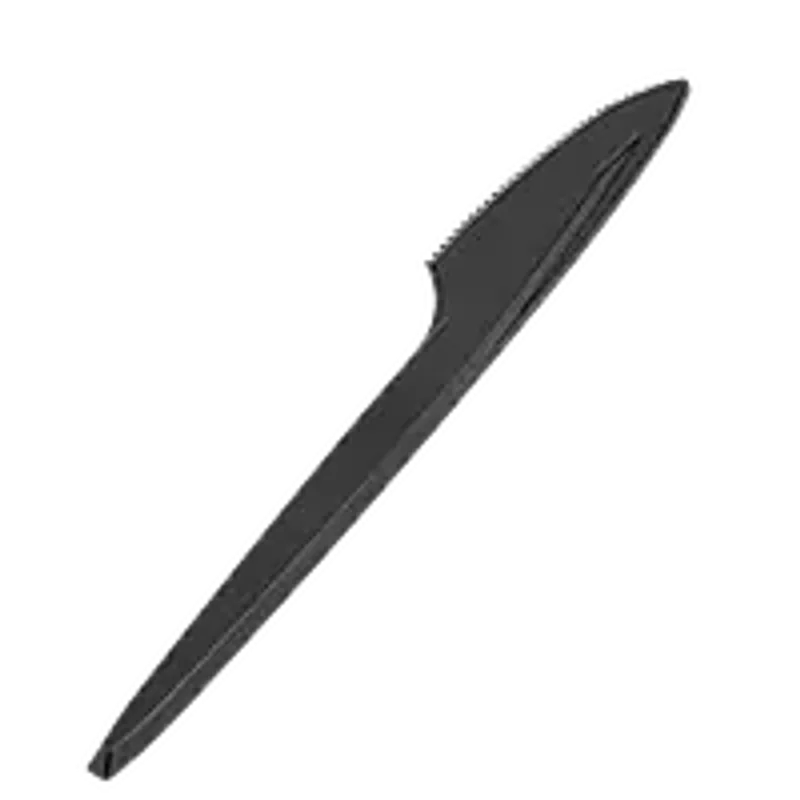 Ніж пластиковий чорний 18 см Преміум