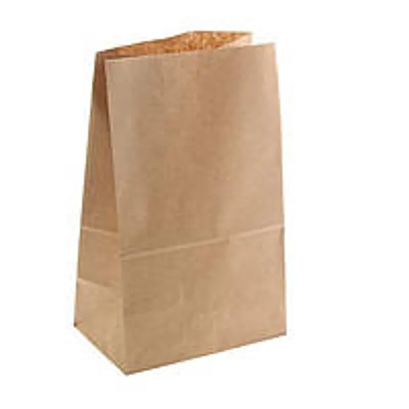 Пакет без ручек крафт 210x115x280 мм (упаковка 100 шт.)