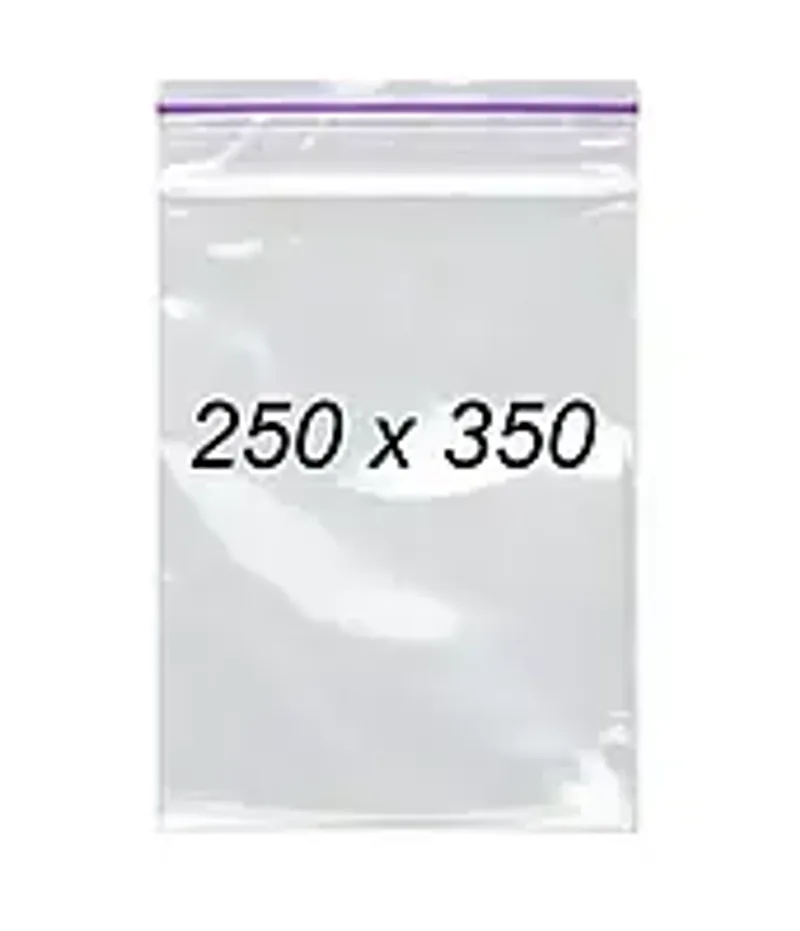 Зип пакеты 250 х 350 мм 50 мкм, пакеты с замком Zip-Lock 100 шт