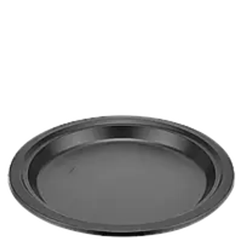 Тарілка пластикова «Преміум»  "B" плоска Ø 22 см чорна