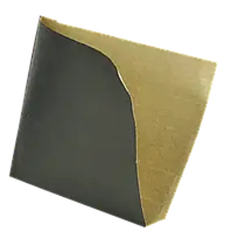 Бумажный пакет Уголок Черный Крафт 160 х 170 мм (50/гм2)