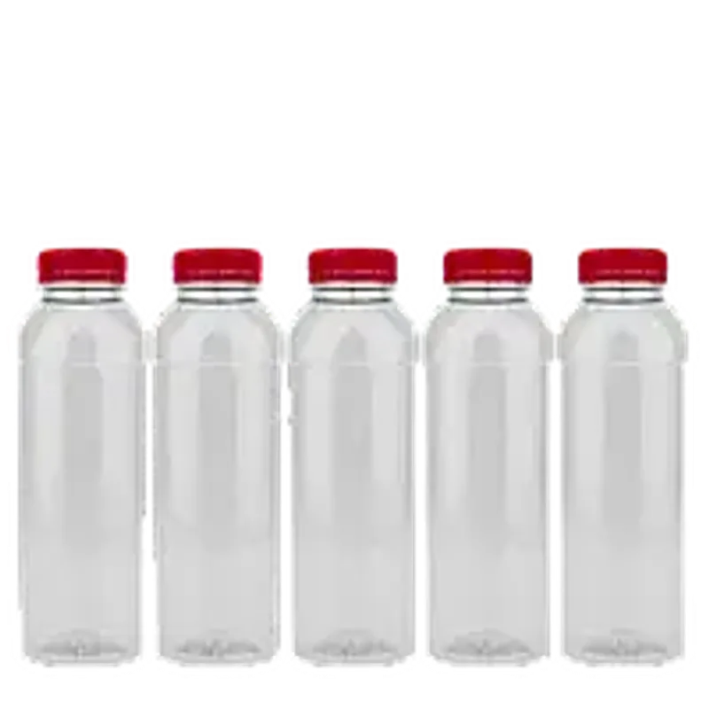 Пляшка пет 500 мл 38 мм квадратної форми роздріб (1/уп/50/шт)