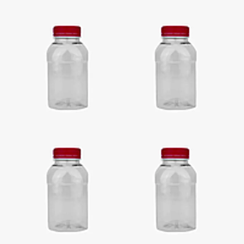 Пляшка пет 250 мл 38 мм квадратної форми роздріб (1/уп/50/шт)