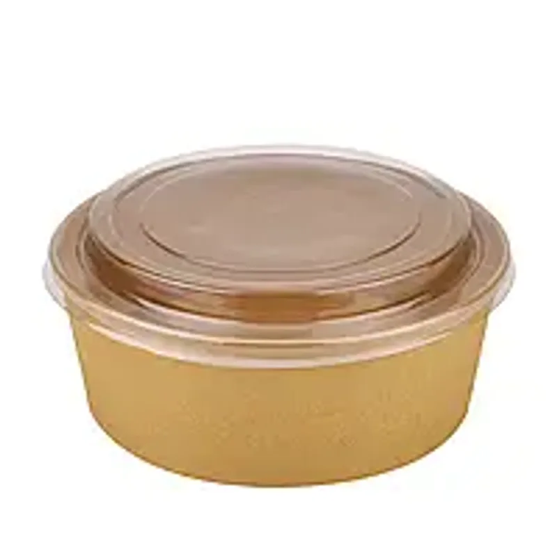 Салатник крафт 1300 мл (50 шт/уп) з кришкою