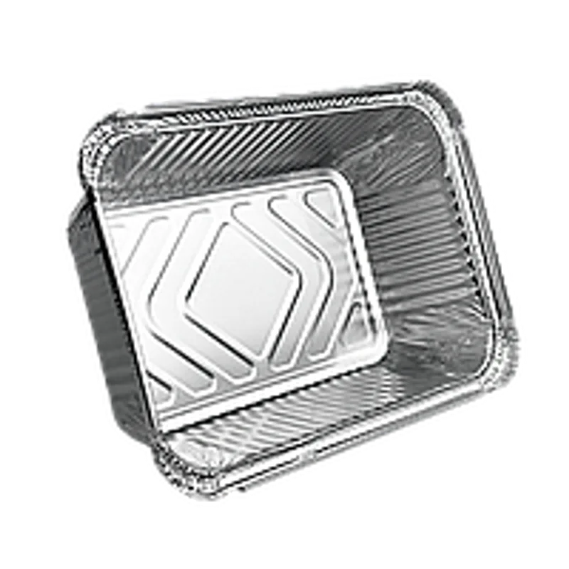 Контейнер прямоугольный из алюминиевой фольги 1270 мл (R27L) ( без крышки)