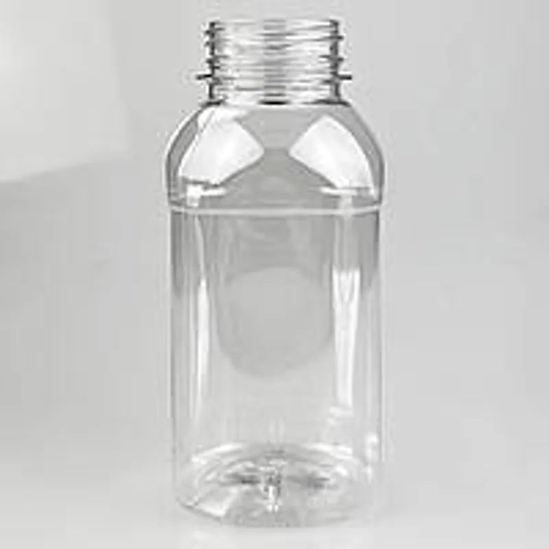 Бутылка пэт 300 мл 38 мм (квадрат), пластиковая герметичная тара