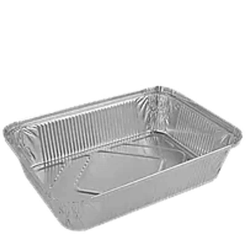 Алюмінієвий контейнер для для холодних та гарячих страв прямокутний 2000 мл (R64L) (без кришки)