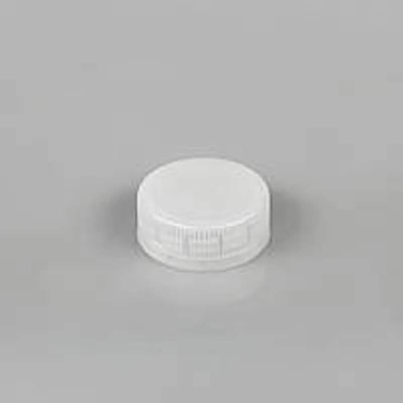 Крышка для бутылки белая-полупрозрачная 38 мм (Премиум) с контролем первого открытия