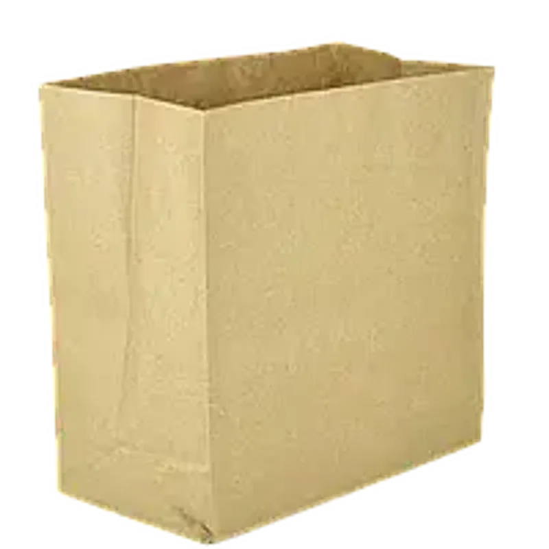 Бумажный пакет с прямоугольным дном крафт 320х150х350 мм