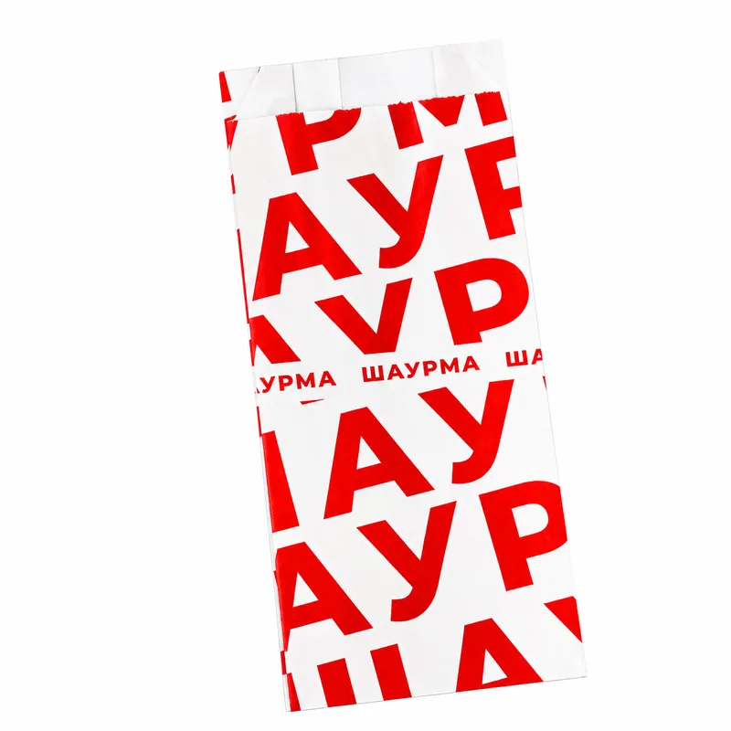 Упаковка для шаурмы 220х100х50 мм (жиростойкасть средняя)