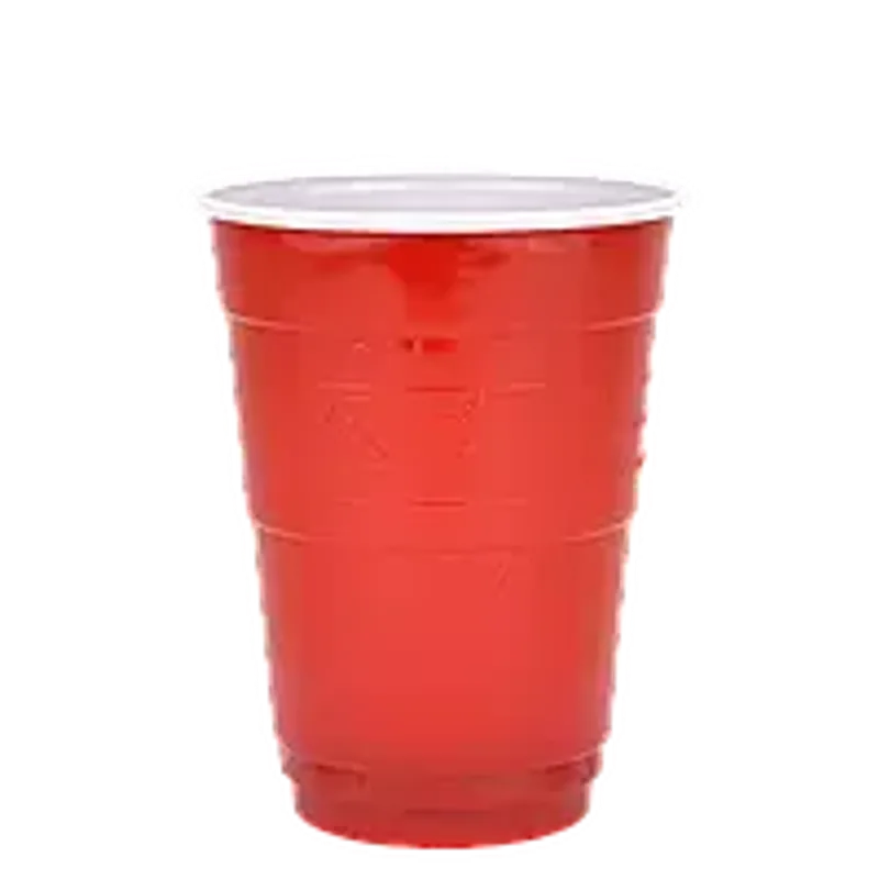Стаканы пластиковые Huhtamaki красные 400 мл 50 шт