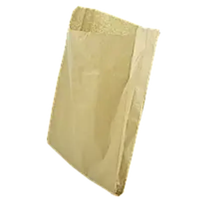 Паперовий пакет цілісний крафт бурий 360х220х50 мм