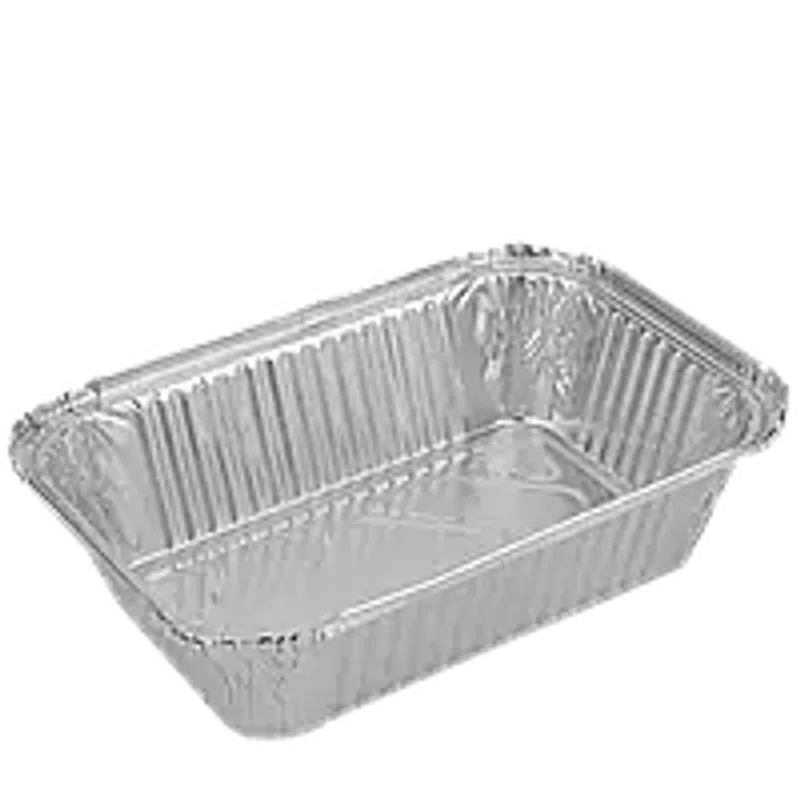 Алюмінієвий контейнер для для холодних та гарячих страв прямокутний 920 мл (R21L) без кришки