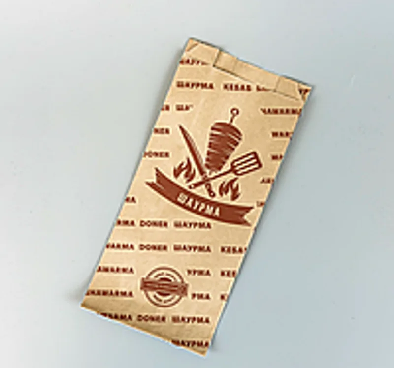Упаковка для шаурми 220х100х50 мм (жиростійка) (1/уп/100/шт)