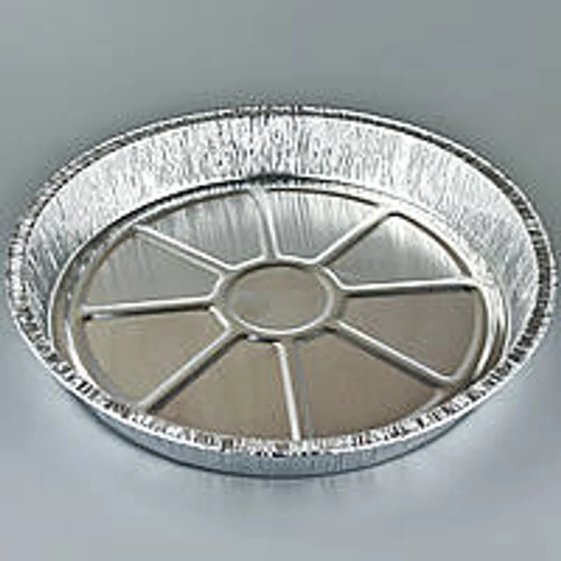 Контейнер алюминиевый круглый C10G 2160 мл, контейнер одноразовый для запекания 100 шт