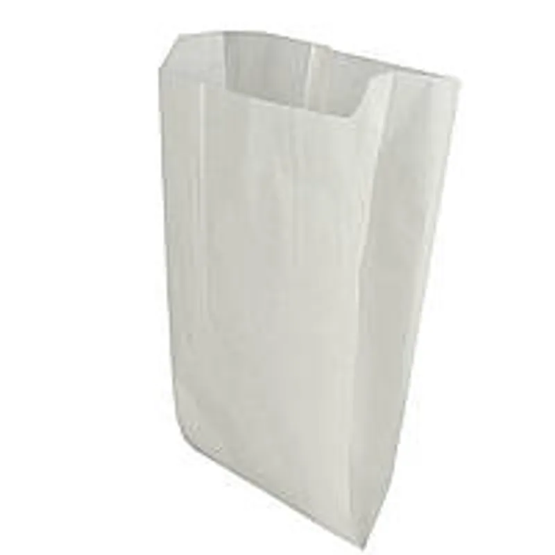 Бумажный пакет цельный белый 270х140х50 мм (1000 шт.)