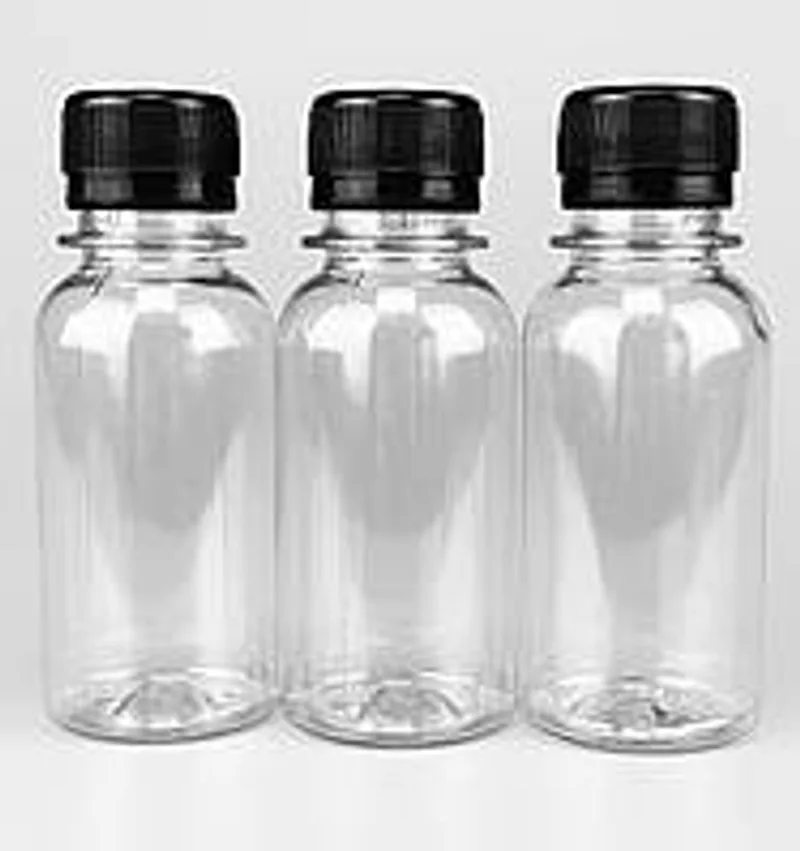 Бутылка пластиковая 100 мл пэт под 28 мм розница (1 уп / 50 шт)