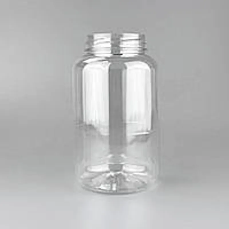 Пластиковая банка 750 мл под крышку 63 мм, прозрачная банка ПЭТ
