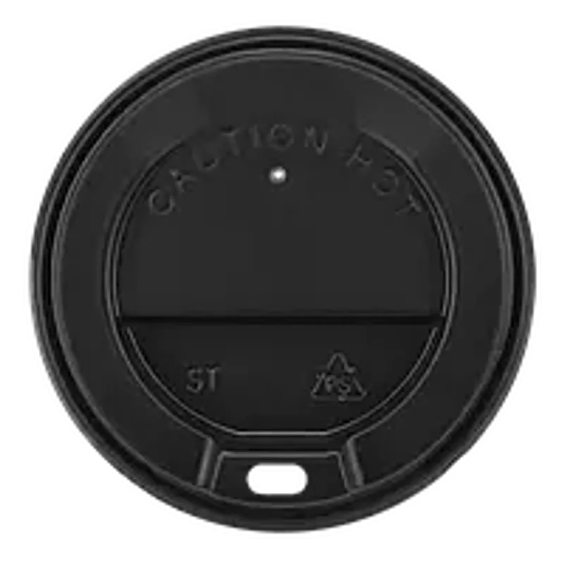 Кришка для стакану чорна "ST 72 мм"