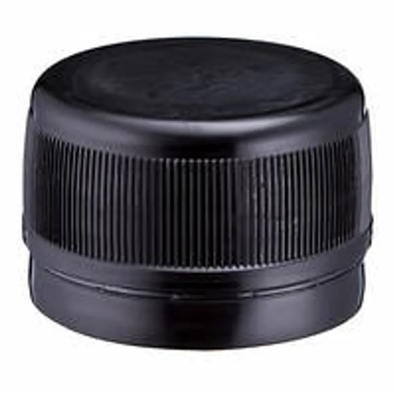 Кришка для пет пляшки чорна 28 мм