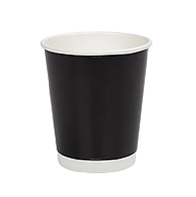 Стакан двухслойный черный "Double black" 180 мл