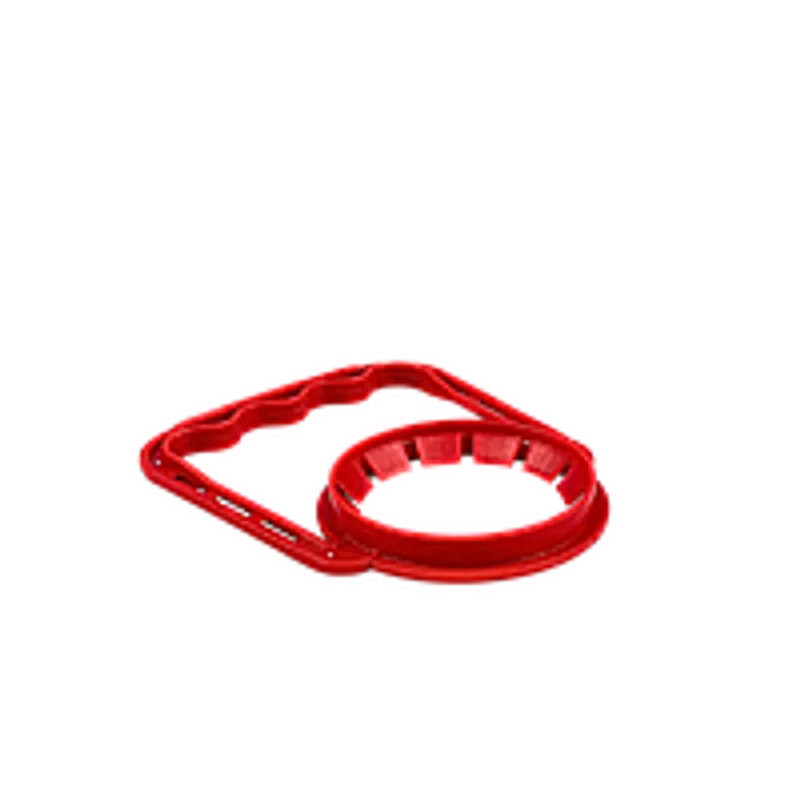 Ручка 48 мм червона, ручка для пластикових пляшок