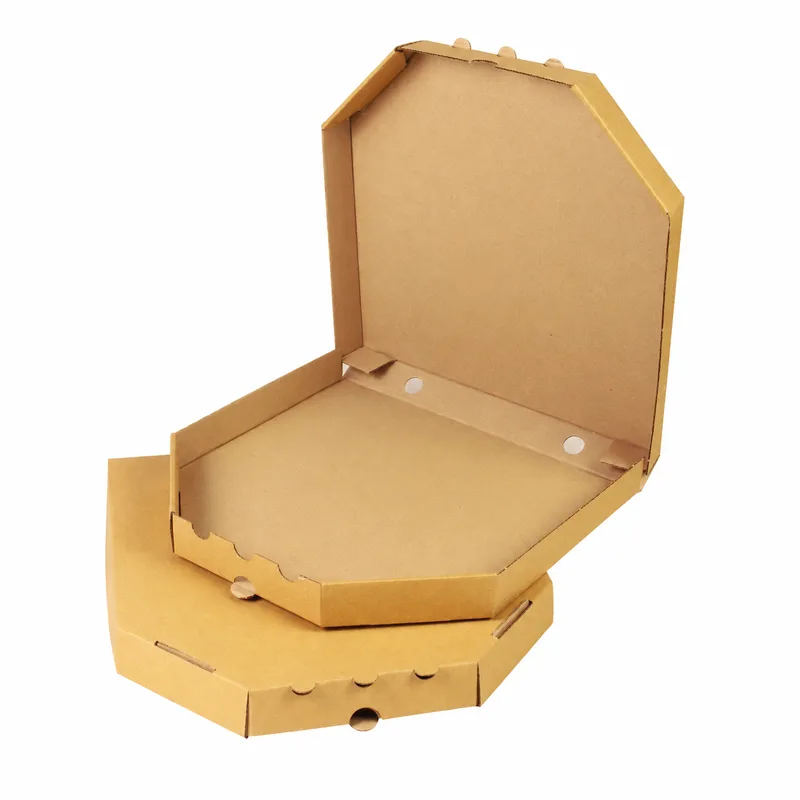 Коробка для піци 250*250*35 бура (крафт)