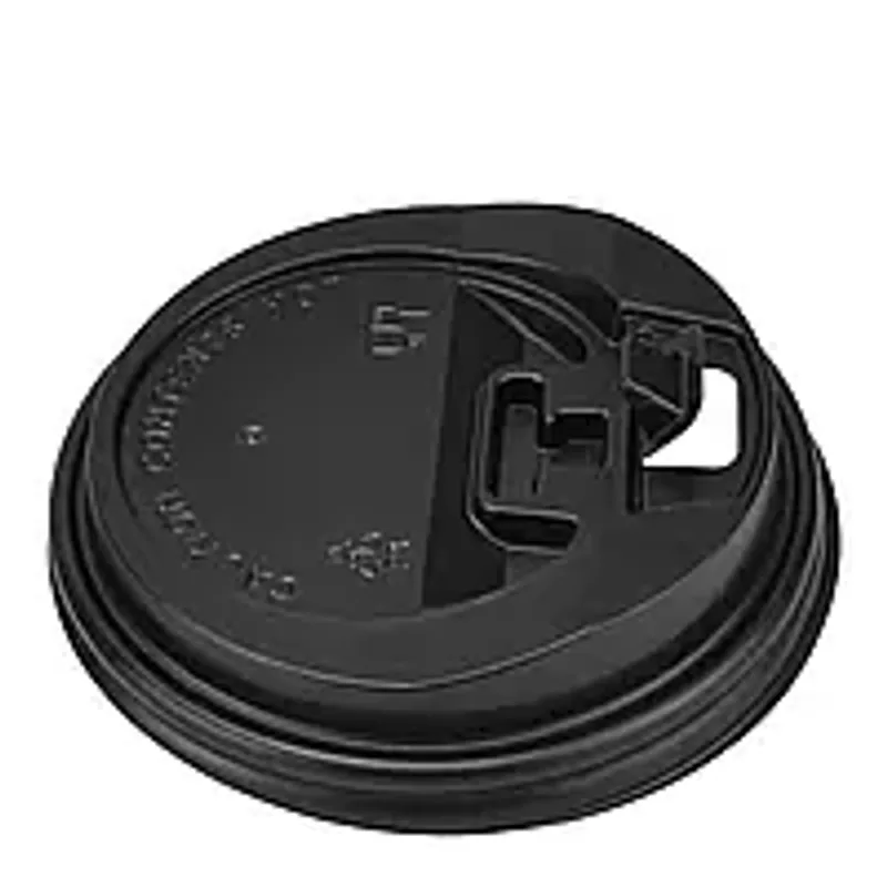 Кришка для стакану чорна "ST 90 мм"