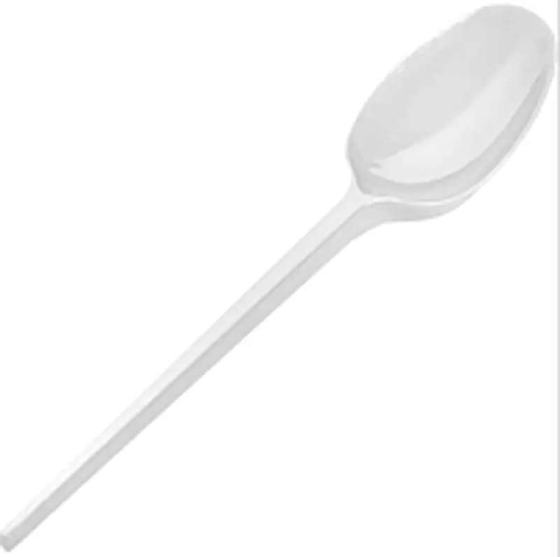 Ложка одноразовая белая (чайная) 12 см (уп.100 шт)