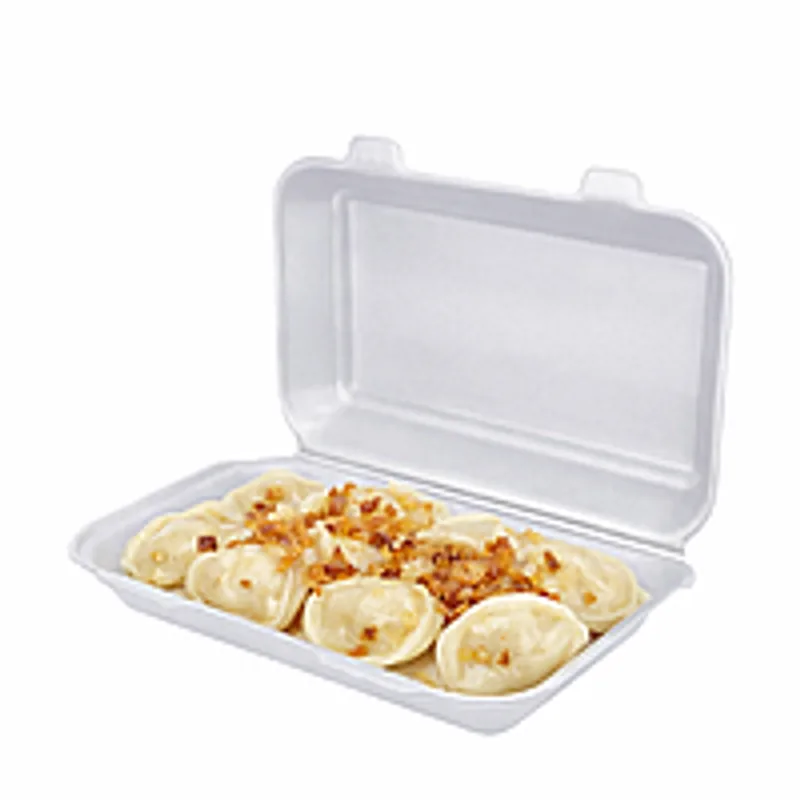 Ланч-бокс зі спіненого полістиролу 246x150x60 мм білий