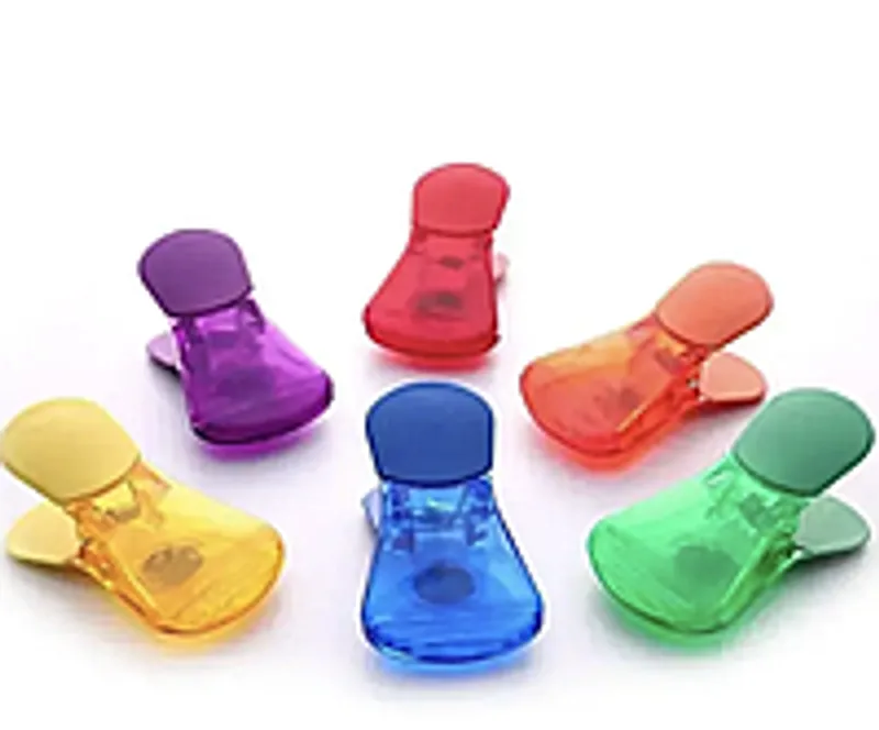 Набір магнітних затискачів для пакетів - 4 шт набір