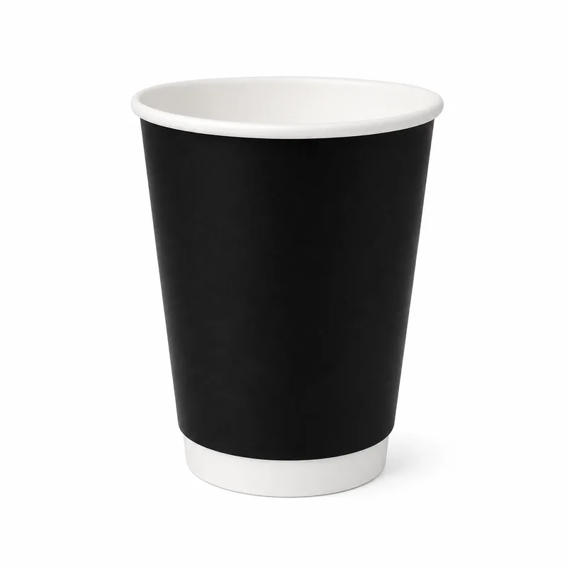 Стакан двухслойный черный  Double black  180 мл