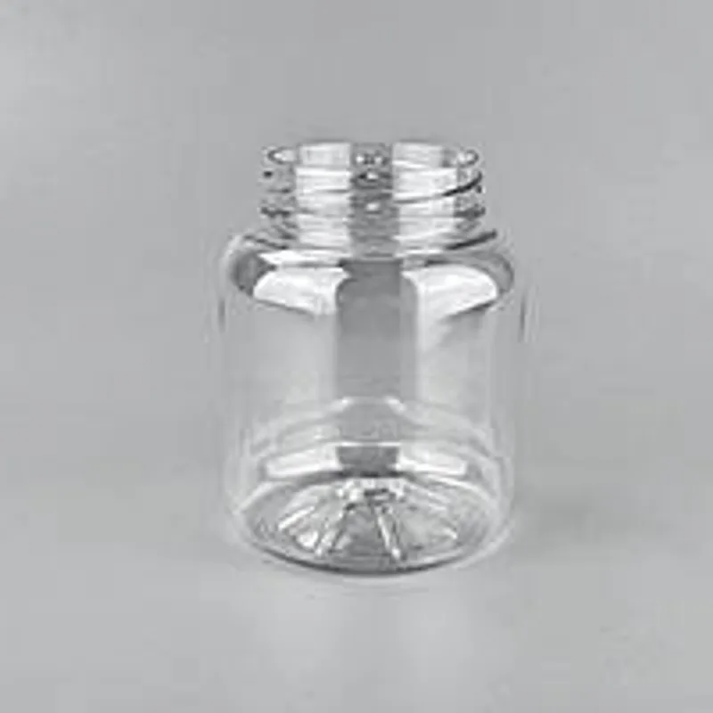 Пластиковая банка 500 мл под крышку 63 мм, прозрачная банка ПЭТ