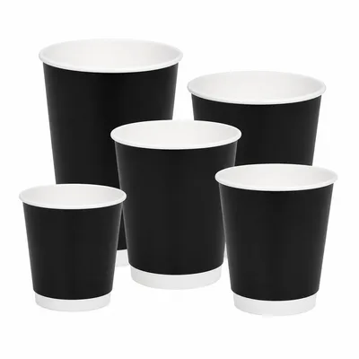 Стакани паперові "Double black"